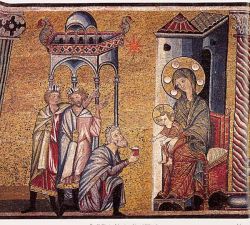 Adoration of the Magi, Baptistry of Firenze, XIII cent.