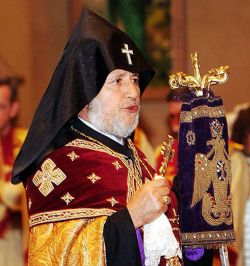 His holiness Karechin II, supreme patriarch and catholikos of all Armenians